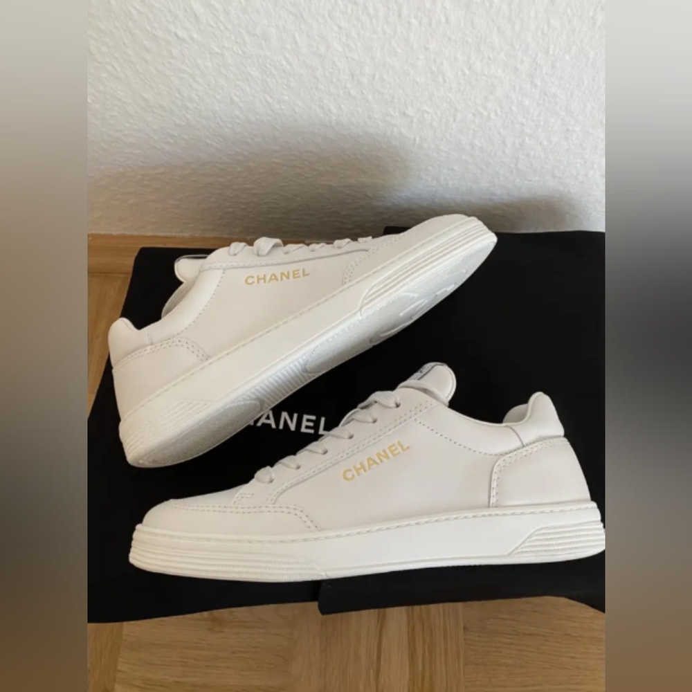 Chanel White Sport City Sneakers - Picture 6 of 6